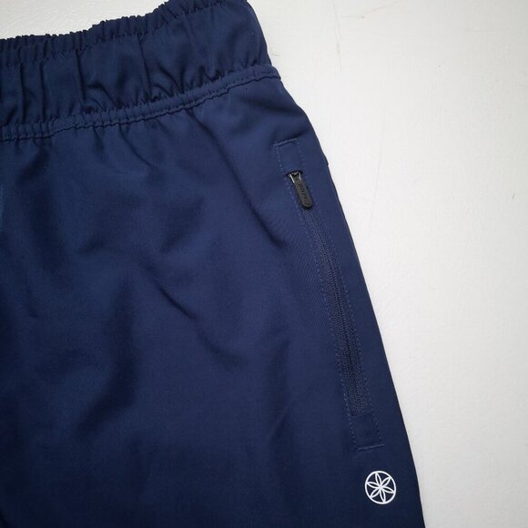 Gaiam Men's Size Large Navy Elastic & Tie Waist Track Pants - Picture 7 of 12